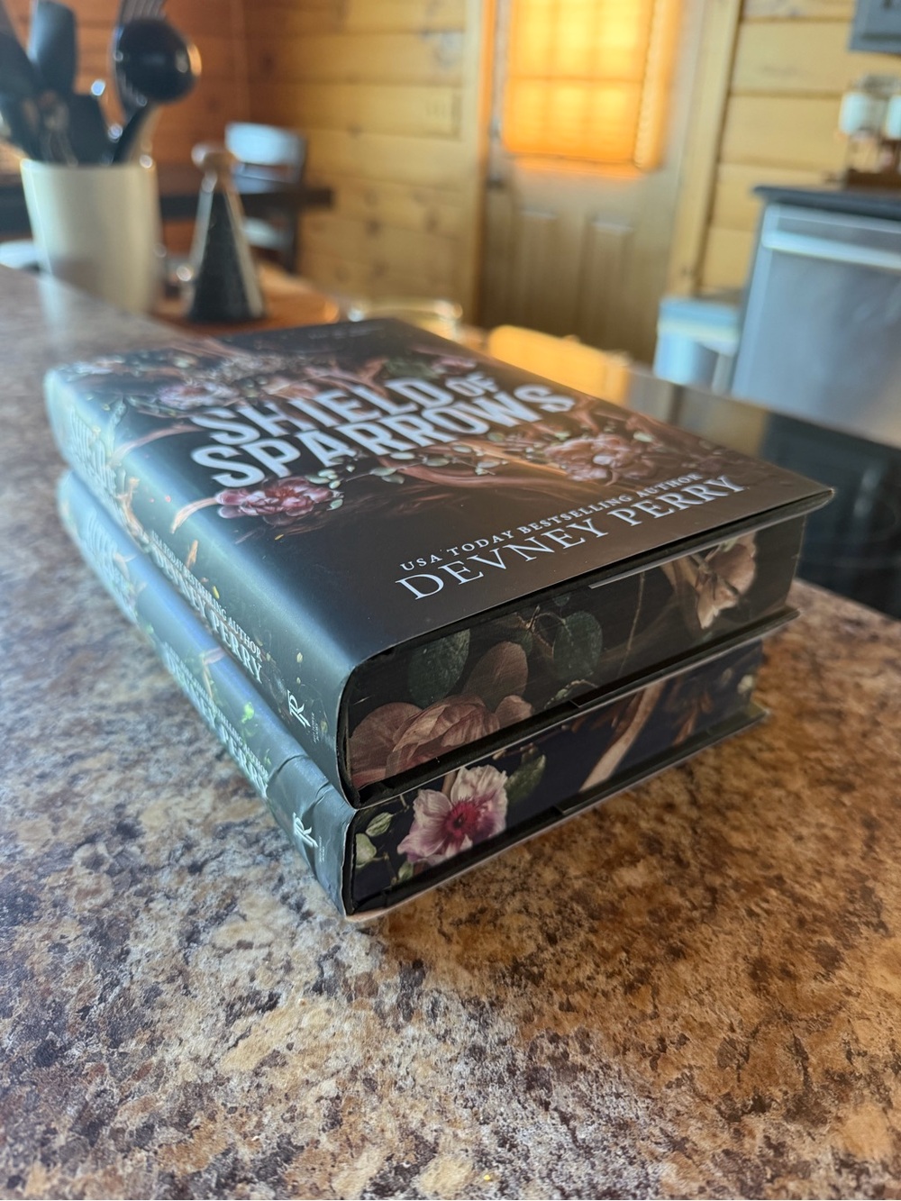Shield of Sparrows Hardcover Books 1 & 2 by Devney Perry Sprayed Edges
